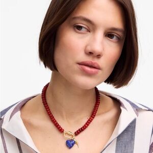 Madewell Semiprecious Gold Carabiner Necklace